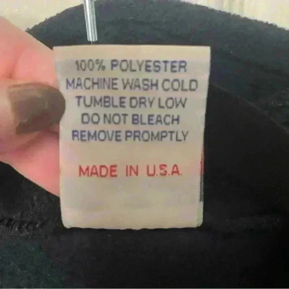 Vintage Tahoe Activewear Mens XL Made In USA Fleece Full Zip Navy Vest Tahoe - Picture 4 of 7